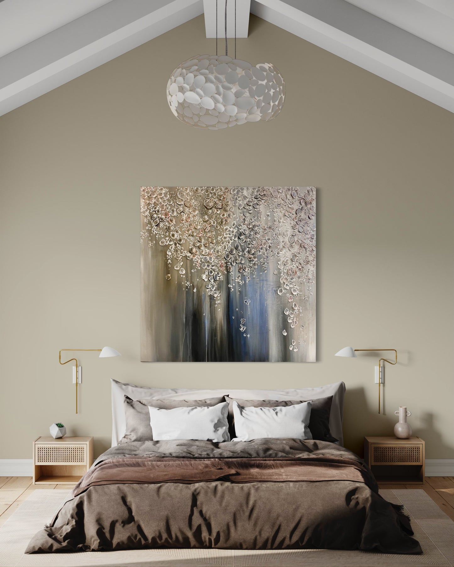 Seashells 60x60 Beige and Gold