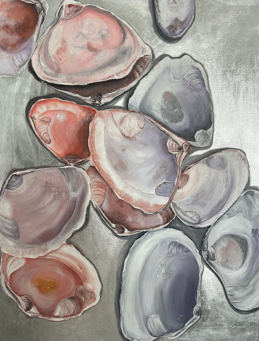 Seashells Painting 48x36 inches Pink