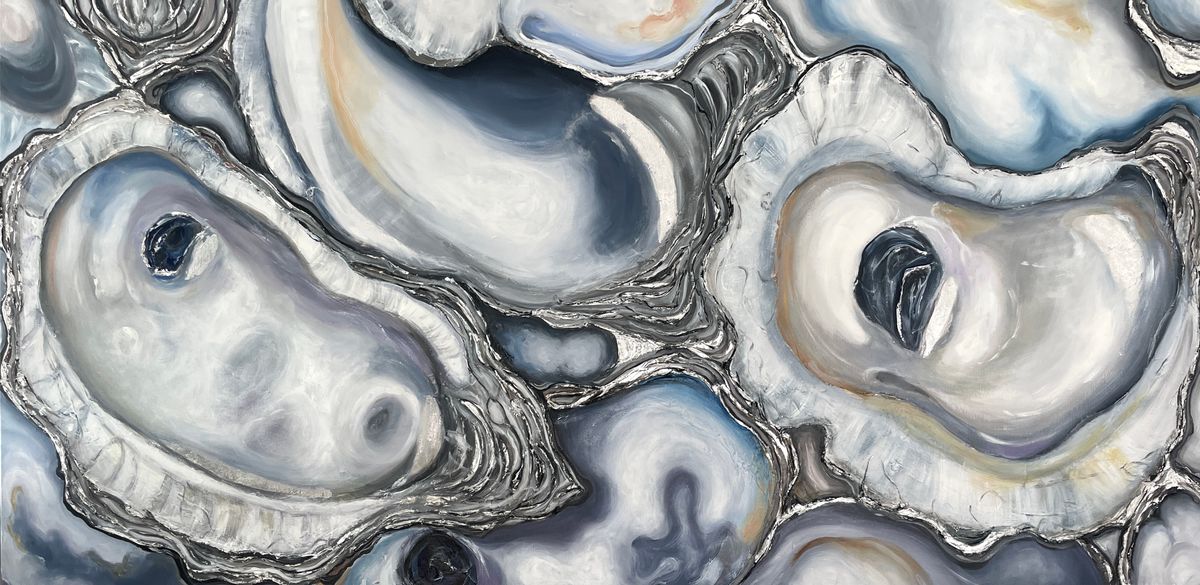 Oyster Painting 36x72 inches