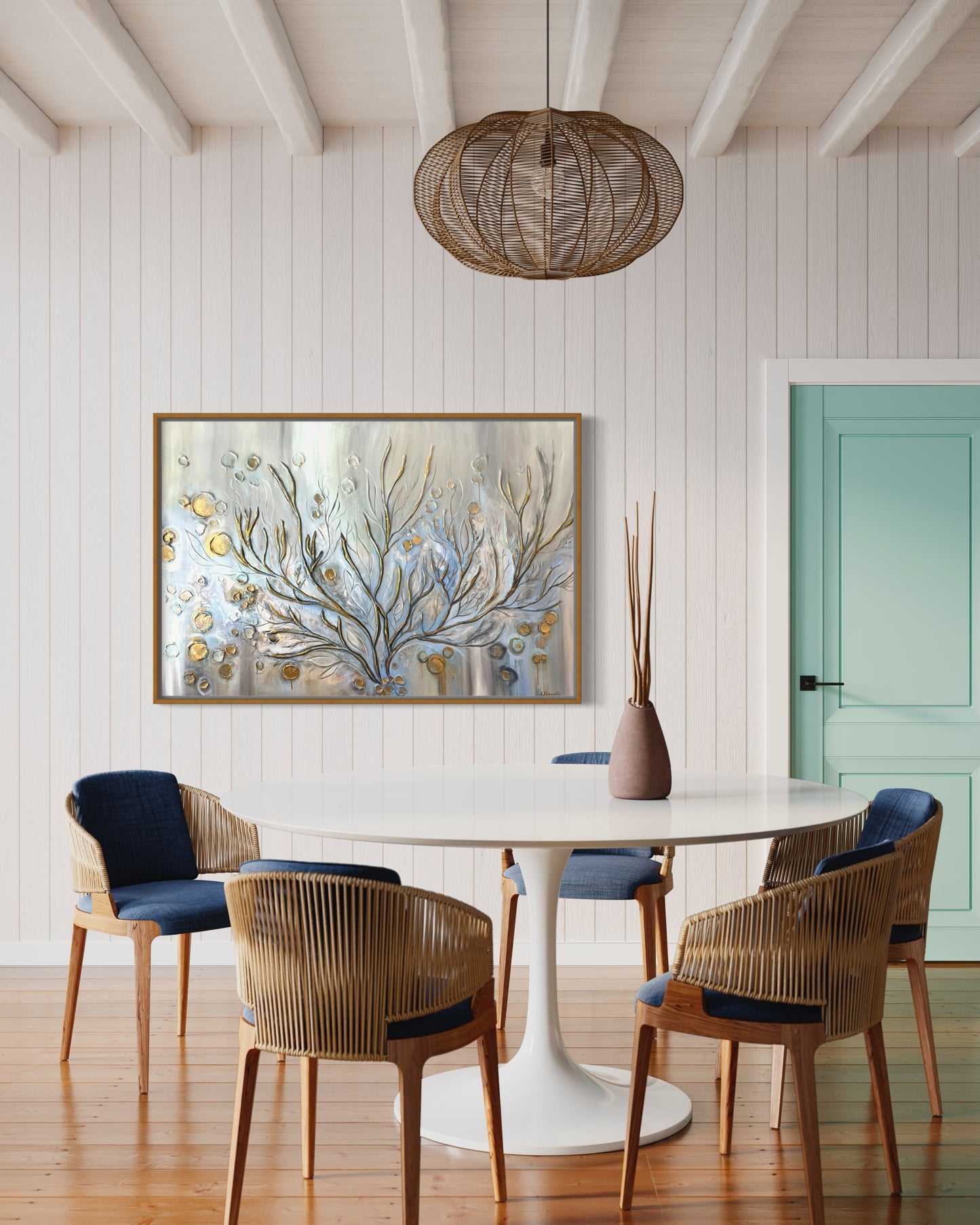 Coral Painting 40x60 inches