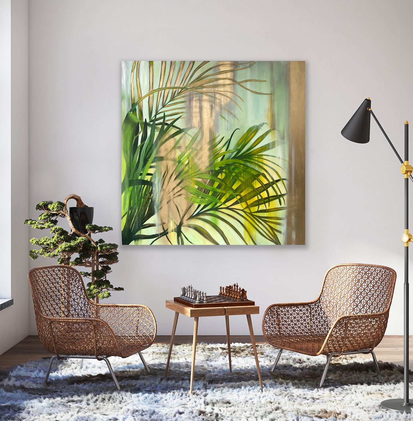 Palms of Key West 60x60 inches