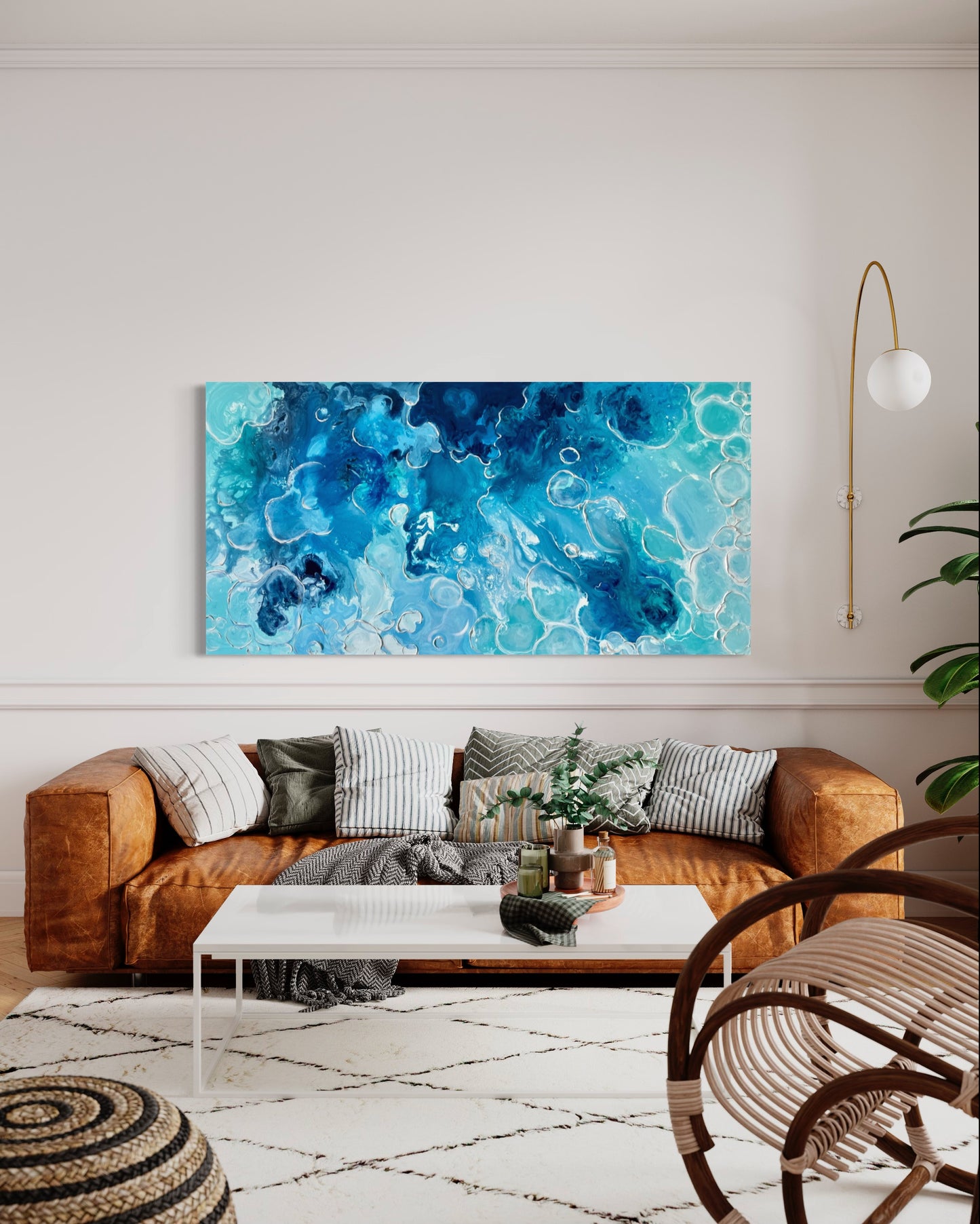 Island Hopping Painting 36x72 inches