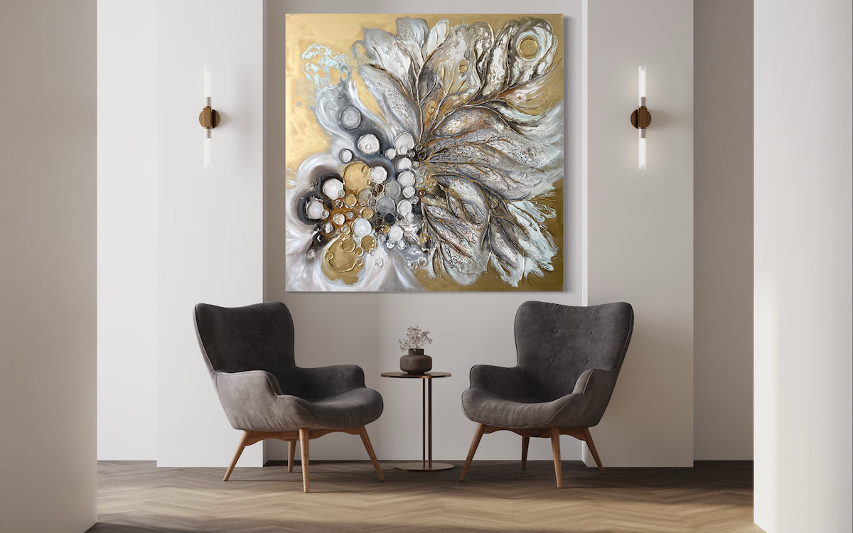 Gold Leaf Wall Art