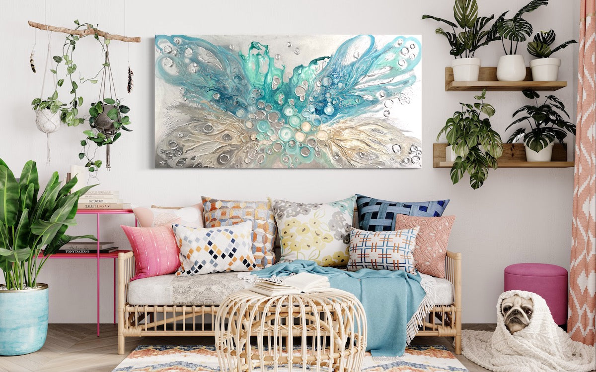 St. Barthelemy Painting 36x72 inches