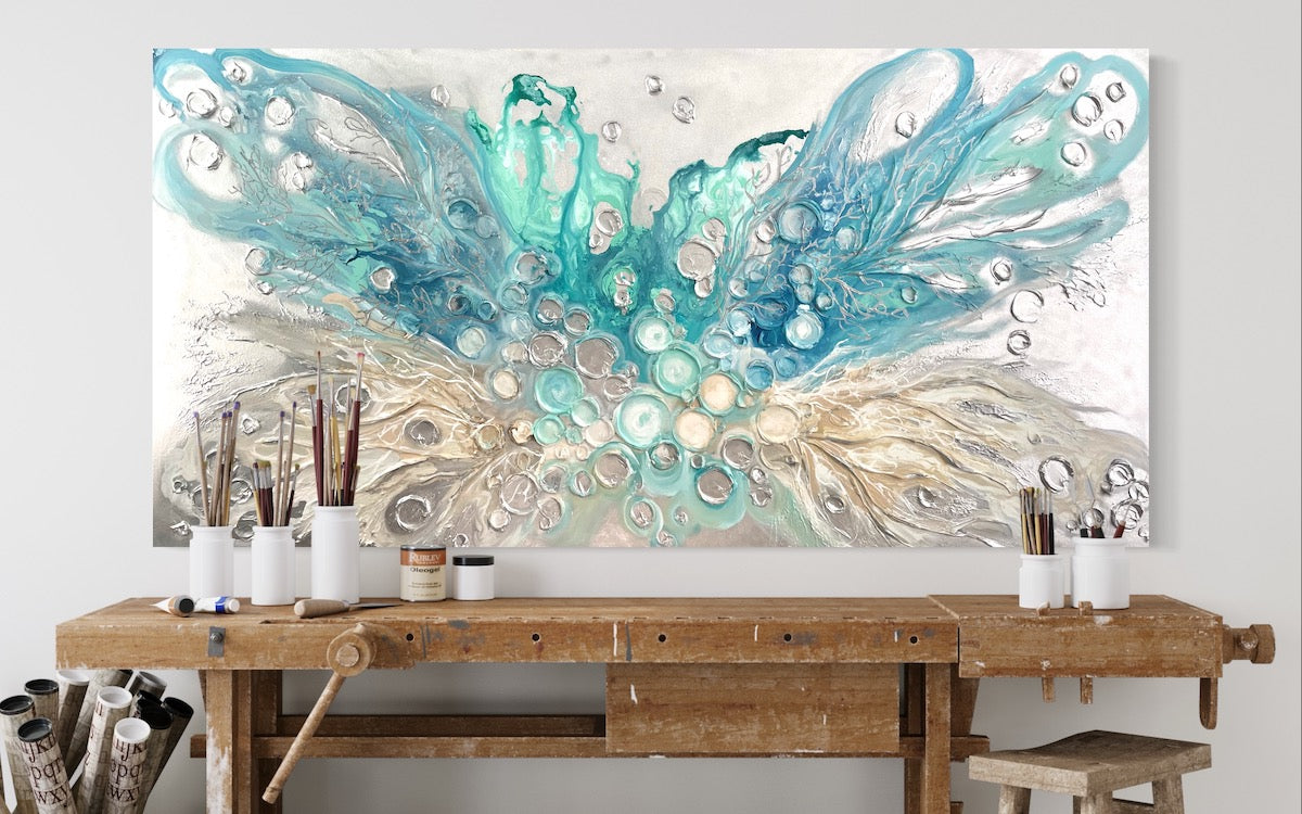 St. Barthelemy Painting 36x72 inches