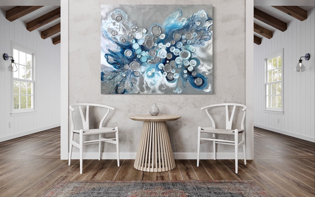 Neutral Blue Art