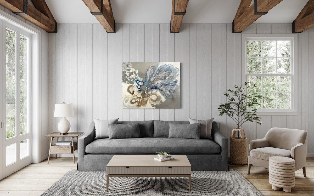 Silver Taupe Painting