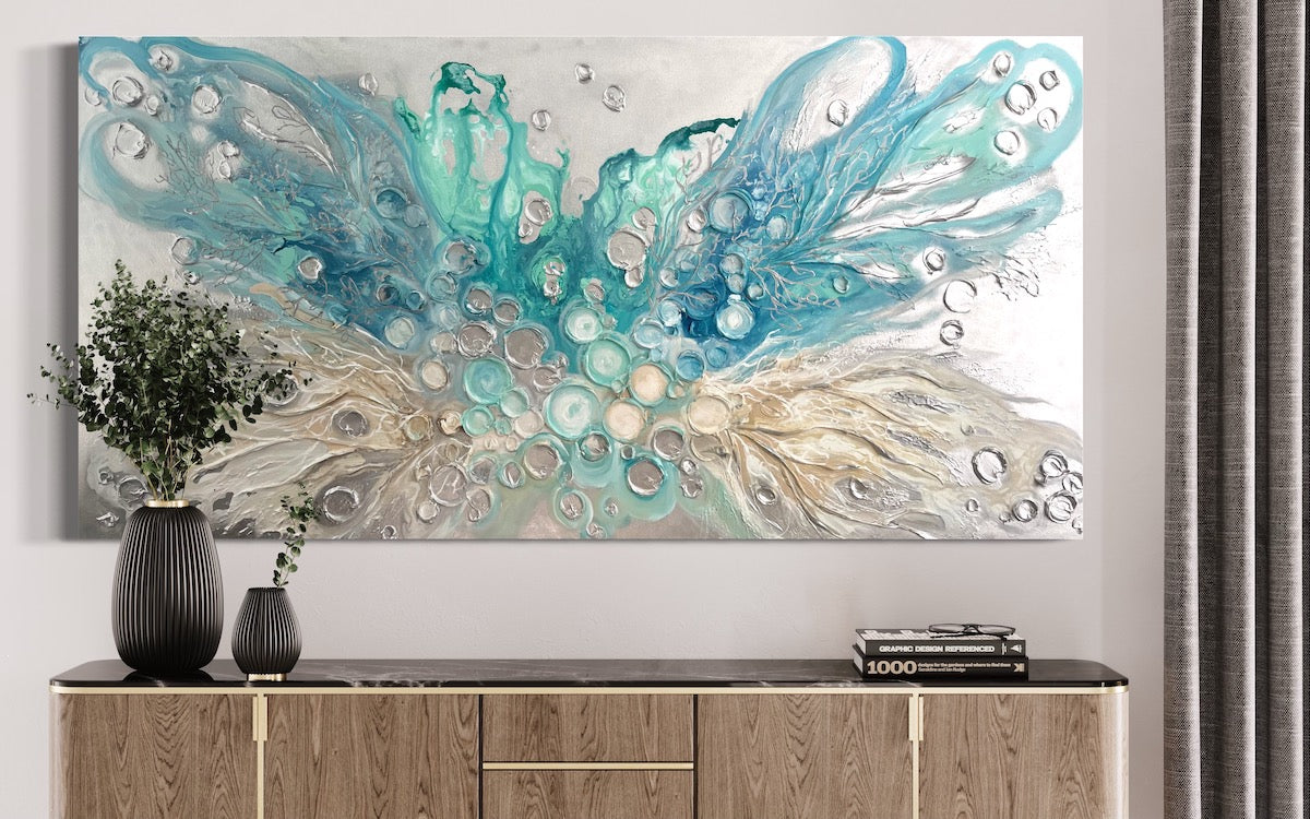 St. Barthelemy Painting 36x72 inches