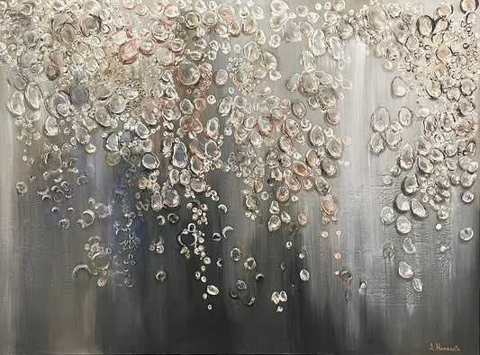 Seashells Painting 36x48 inches Beige