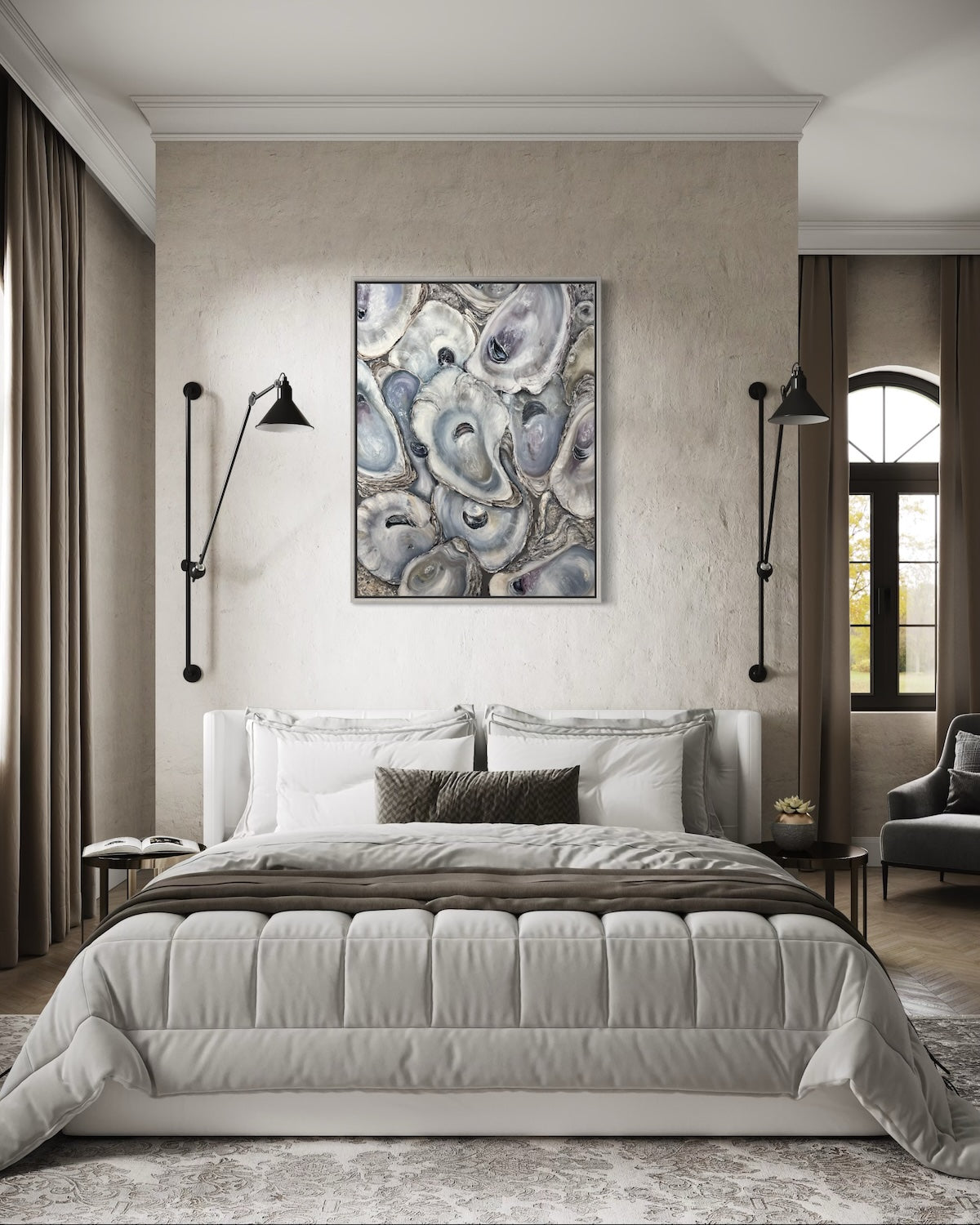 Oysters Painting 48x36 inches