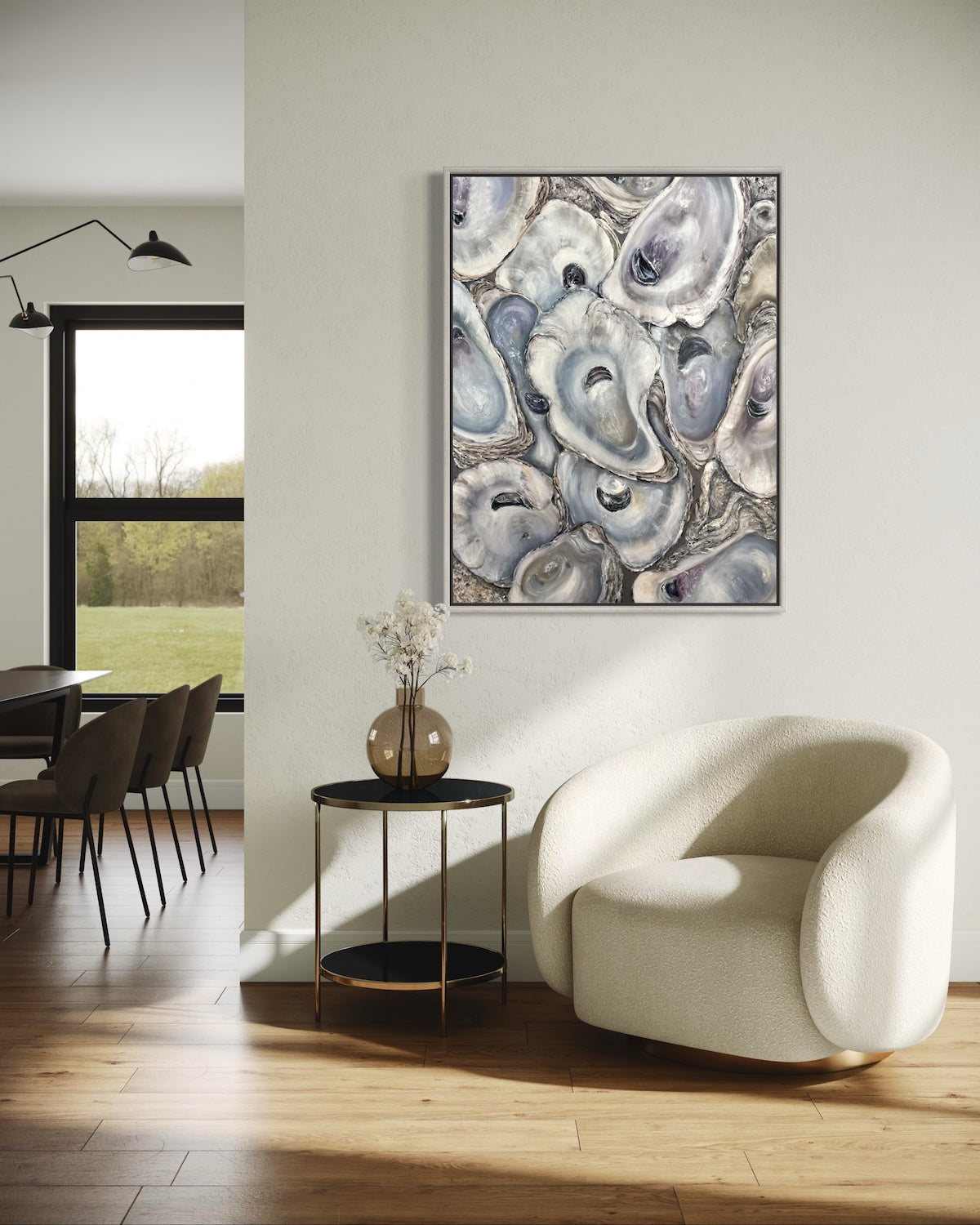 Oysters Painting 48x36 inches