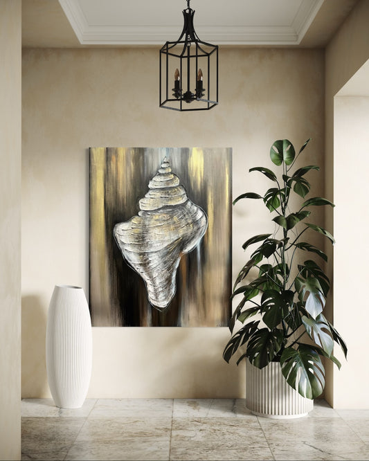 Conch Painting 60x48 inches