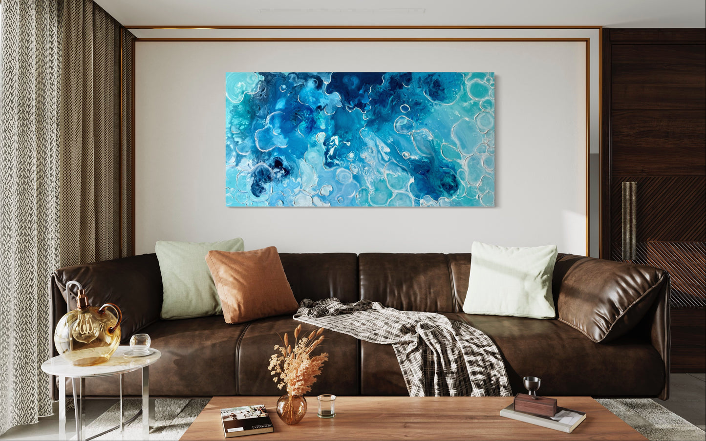 Island Hopping Painting 36x72 inches