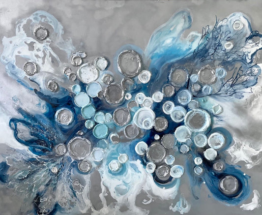 Blue Aqua Painting
