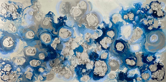 Blue Silver Artwork